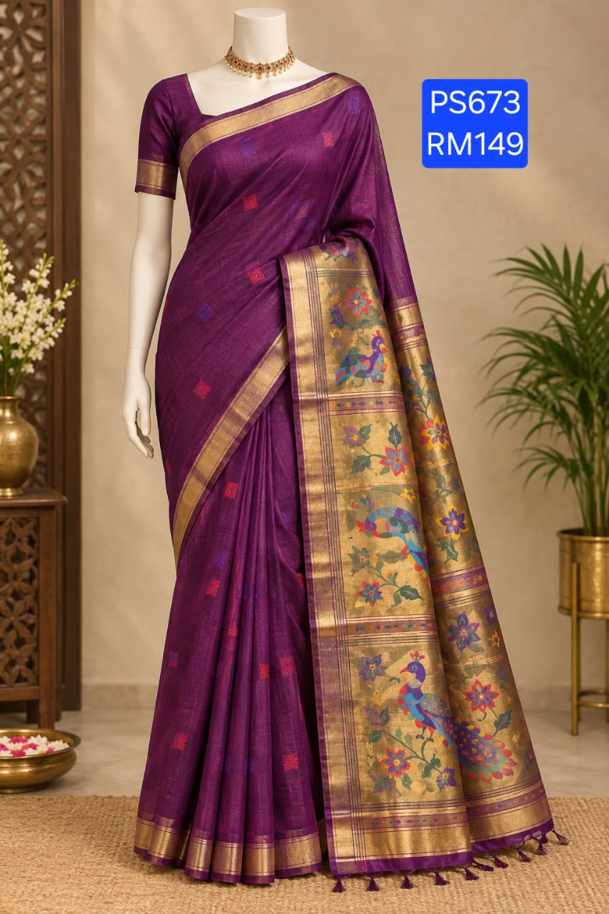 Paithani Silk Cotton Saree