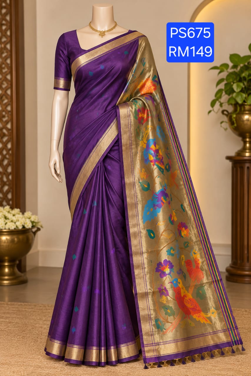 Paithani Silk Cotton Saree