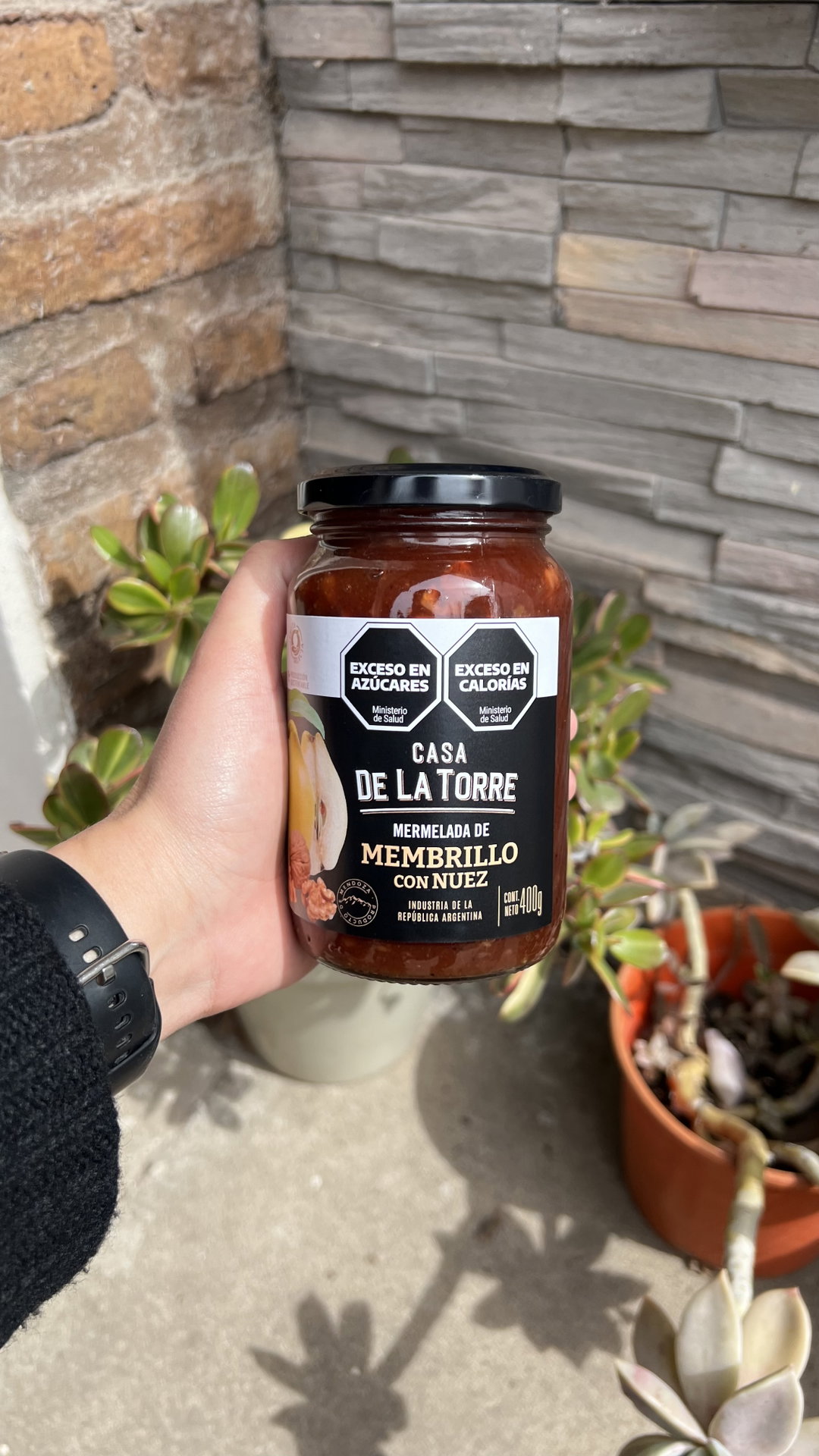 MERMELADA DE MEMBRILLO CON NUEZ