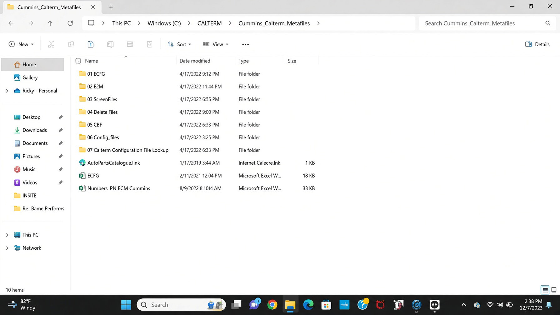 Cummins Calterm v5.12 [2023] Engineering + META ECFG, E2M FILES_4