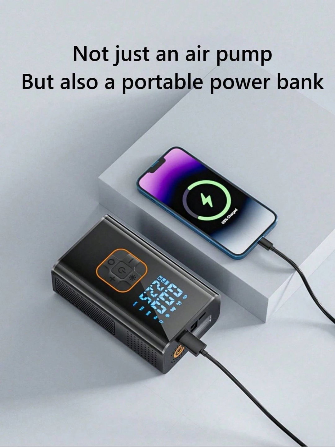 Pressure pump/power bank