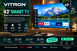 VITRON 43" TV 