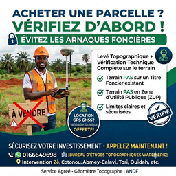 Vérification de la Situation Géographique des terrains avant Achat