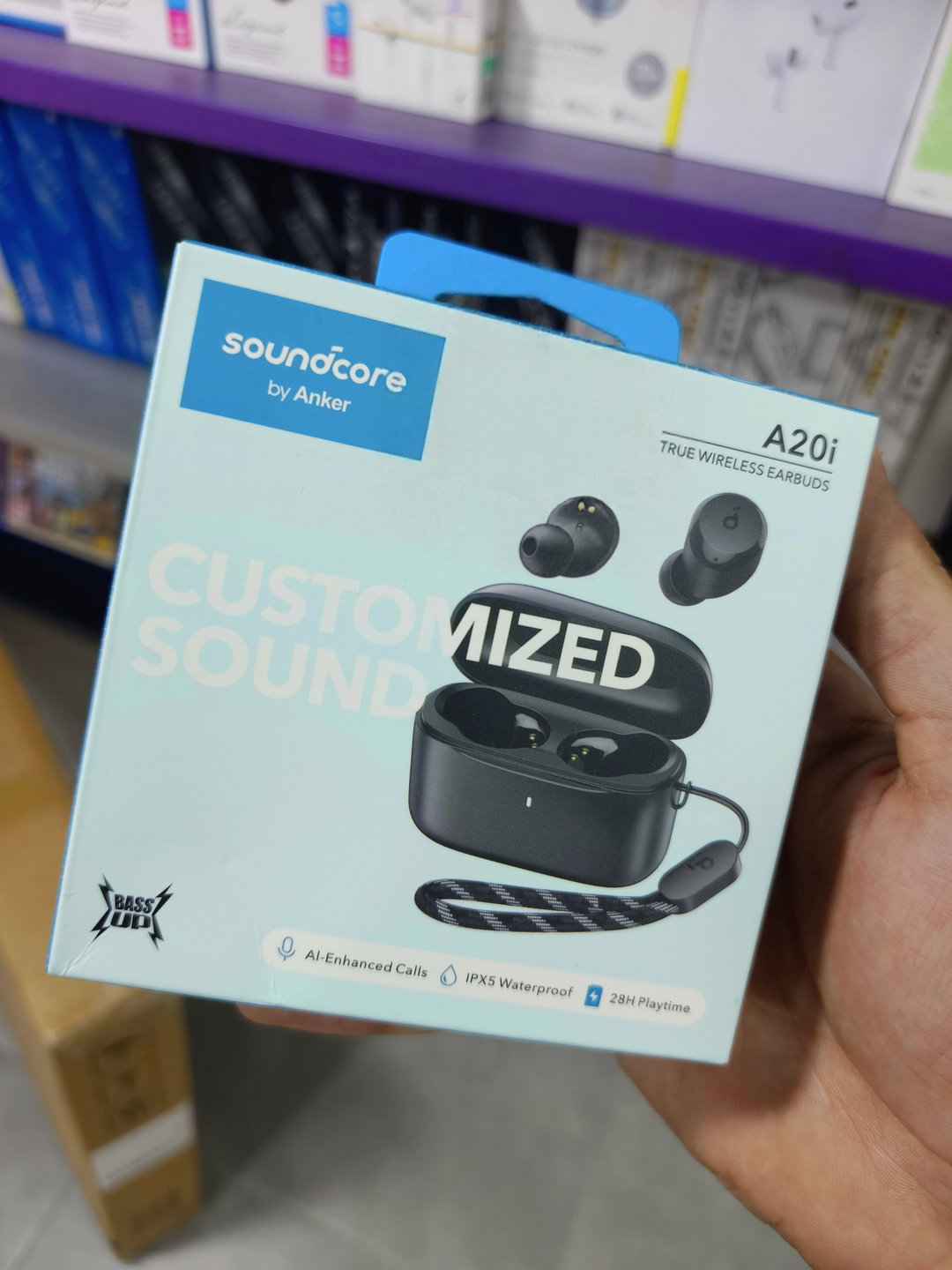 Soundcore by Anker earbuds german high quality with ipx5 waterproof,AI enhanced calls,28h playtime with case and 9 hours talk and music playtime