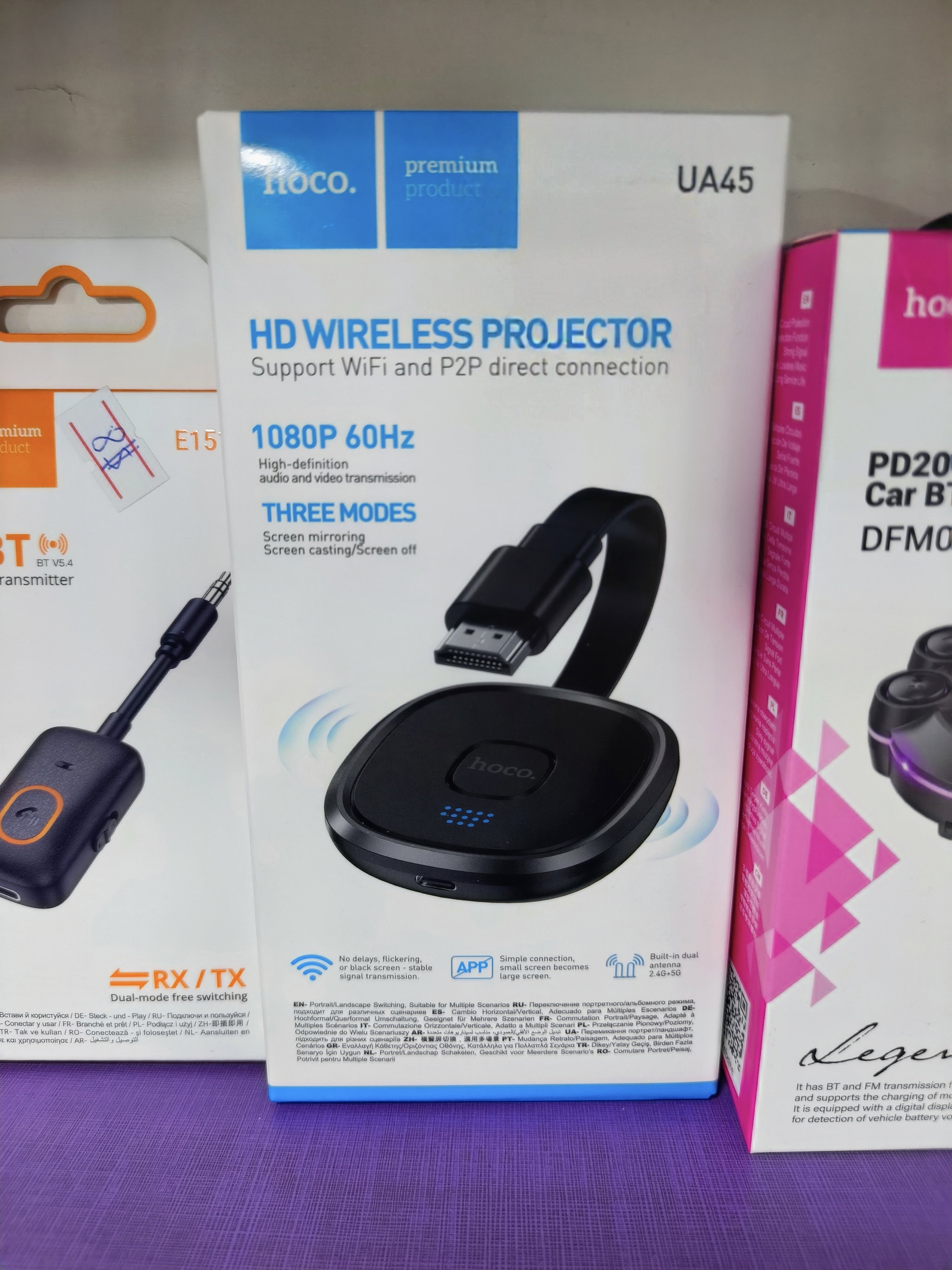 HDMI wireless projector you can cast or screen mirror ur phone and play games or watch movies on bigger screen like TV or monitor_0