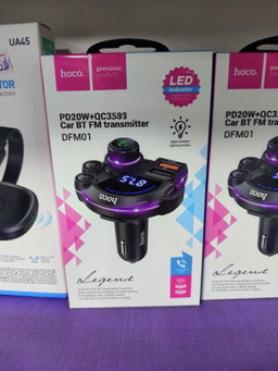 FM Car bluetooth transmitter+pd fast type c charger with 1 usb charge and 1 usb music you can using it to connect play music from ur phone using the same frequency as the radio