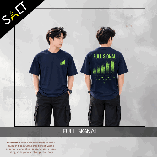 FULL SIGNAL_NAVY BLUE TSHIRT