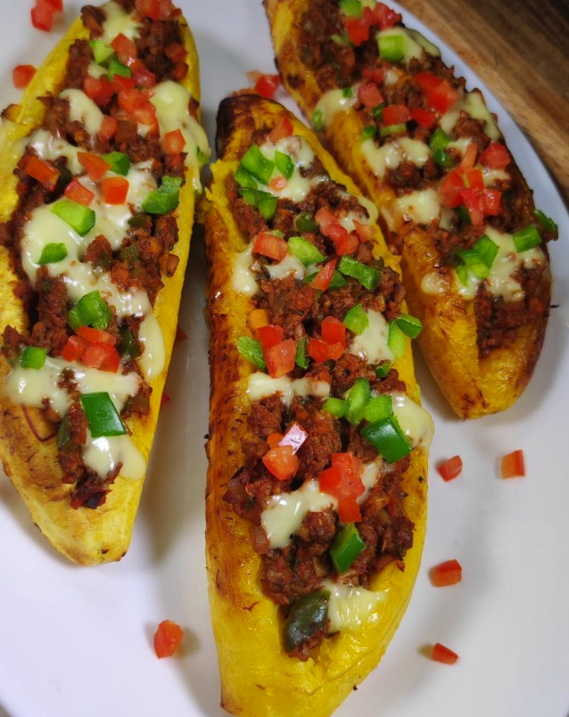 Plantain & Vegetable Boats [fri] 