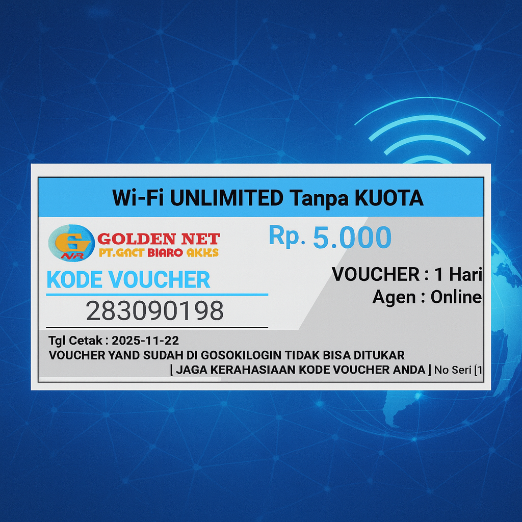 Voucher 1 hari UNLIMITED 