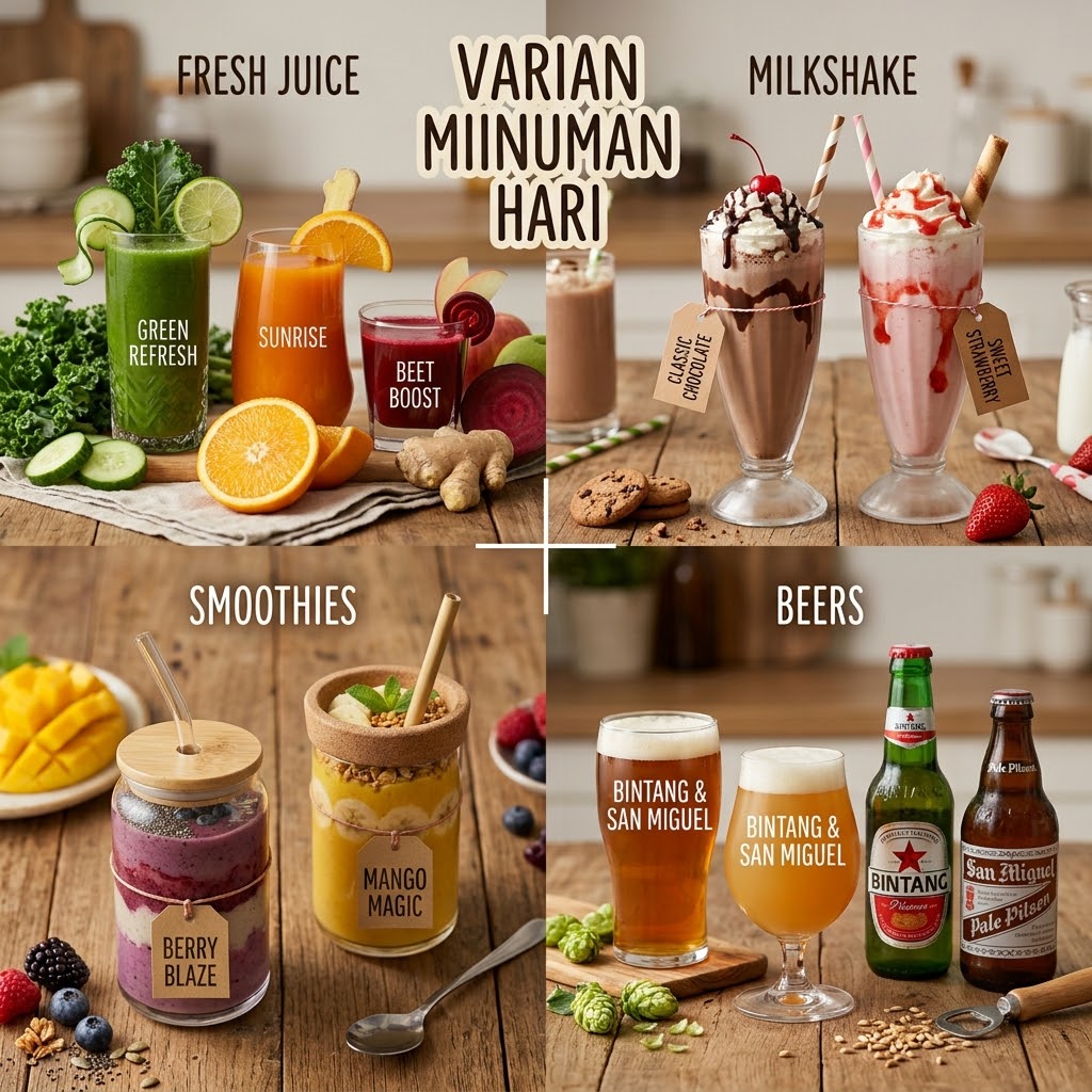 FRESH JUICE | MILKSHAKE | SMOOTHIES | BEERS_0