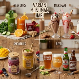 FRESH JUICE | MILKSHAKE | SMOOTHIES | BEERS
