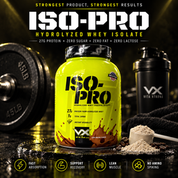 VITAXTRONG™ ISO-PRO Whey Isolate (2lbs/ 0.9kg) | 27g Hydrolyzed Protein • Zero Sugar • Zero Fat • Lactose-Free • Lean Muscle [VX]