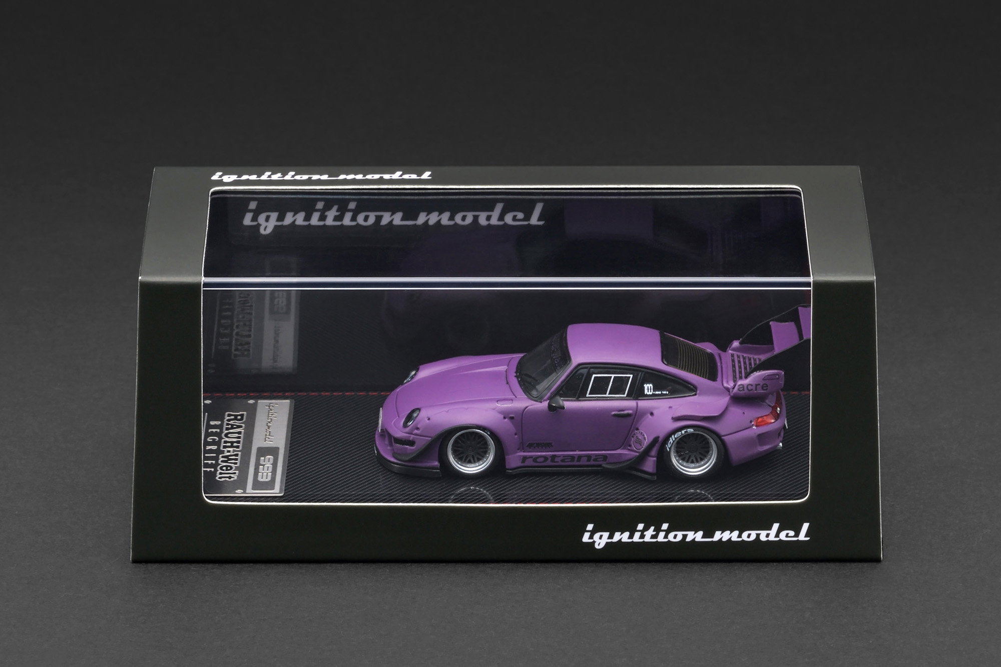 IGNITION MODEL 1/64 PORSCHE RWB 993 - MATTE PURPLE_1