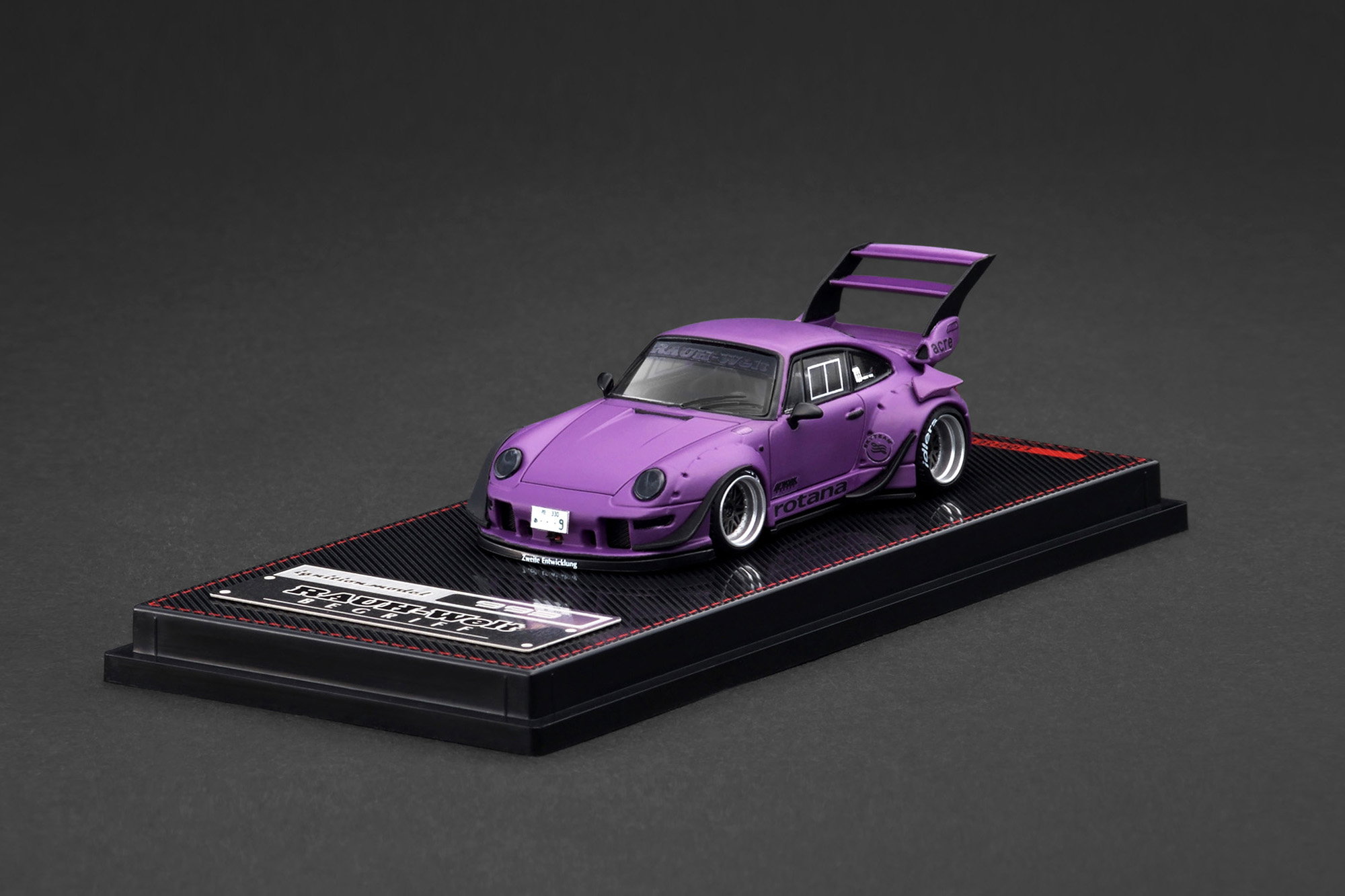 IGNITION MODEL 1/64 PORSCHE RWB 993 - MATTE PURPLE_3