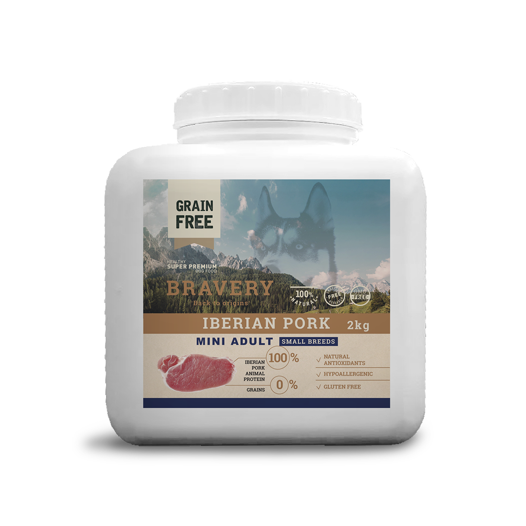 Bravery Iberian Pork Mini Adult Dog Food (Small Breeds)_2