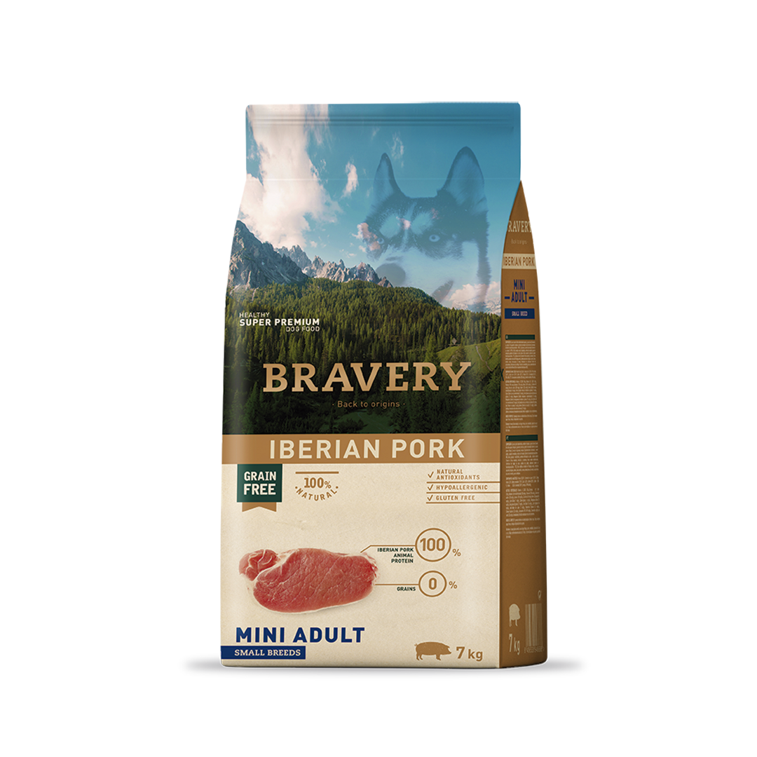 Bravery Iberian Pork Mini Adult Dog Food (Small Breeds)_3