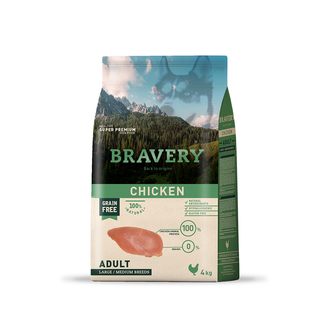 Bravery Chicken Adult Dog Food (Large/Medium Breeds)_2