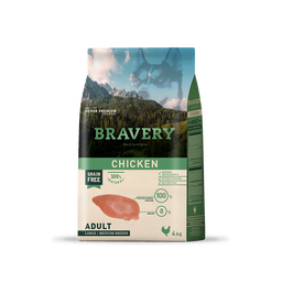 Bravery Chicken Adult Dog Food (Large/Medium Breeds)