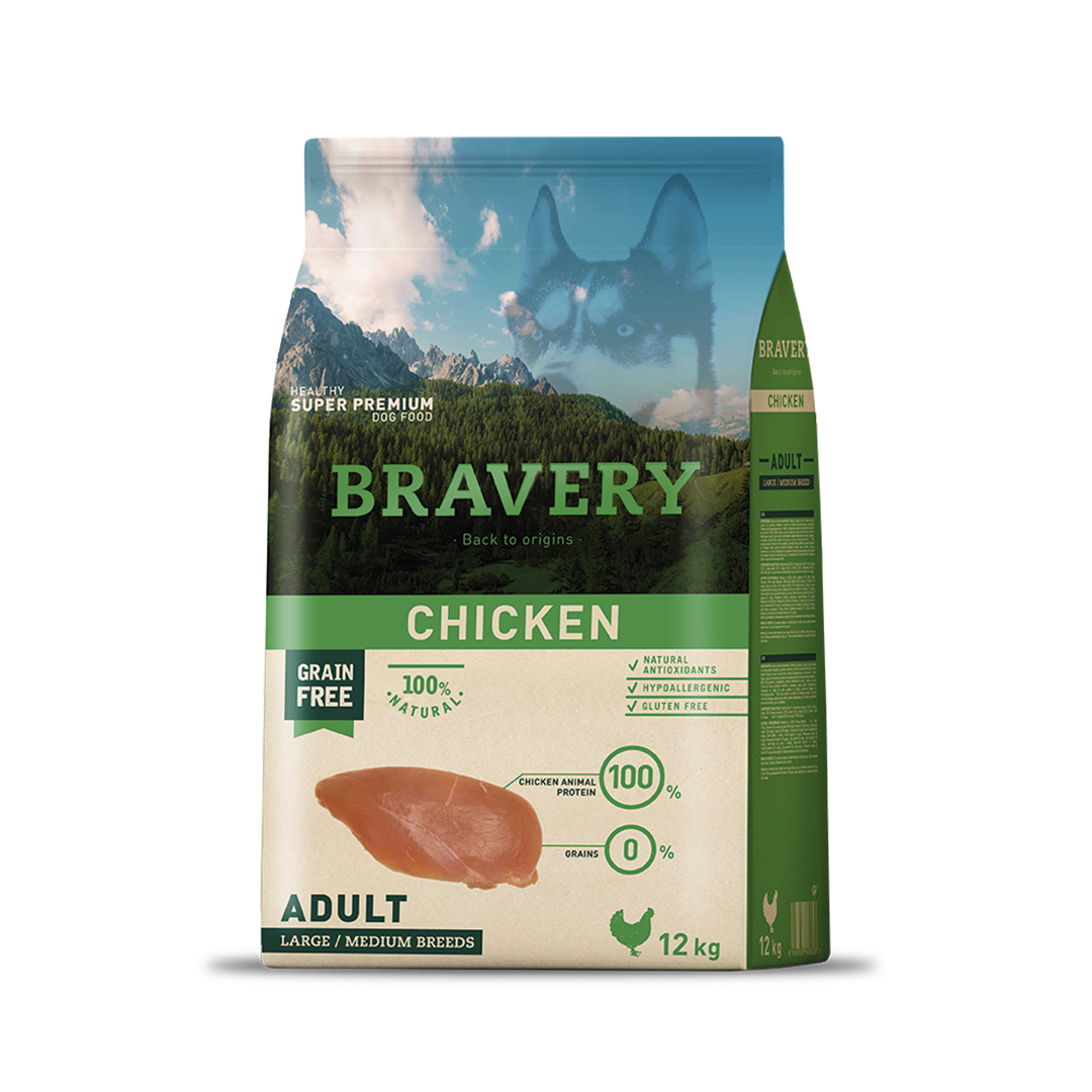 Bravery Chicken Adult Dog Food (Large/Medium Breeds)_3
