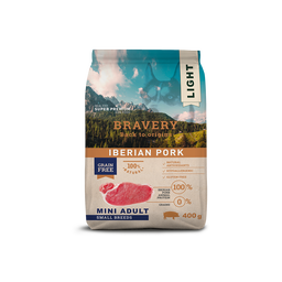 Bravery Iberian Pork Mini Adult Light Dog Food (Small Breeds)