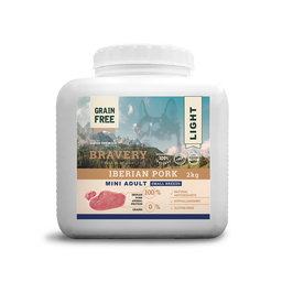 Bravery Iberian Pork Mini Adult Light Dog Food (Small Breeds)