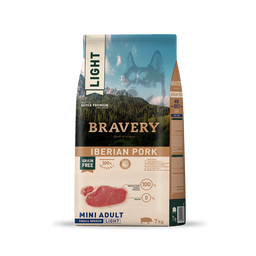 Bravery Iberian Pork Mini Adult Light Dog Food (Small Breeds)