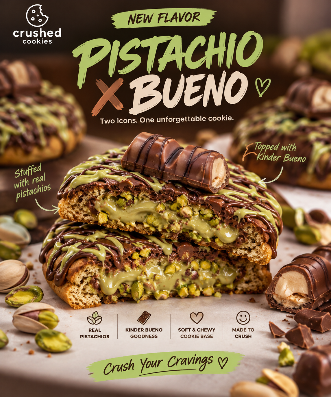 Pistachio x bueno cookie _0