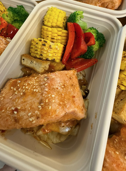 Peri Peri Salmon & Soy Cabbage