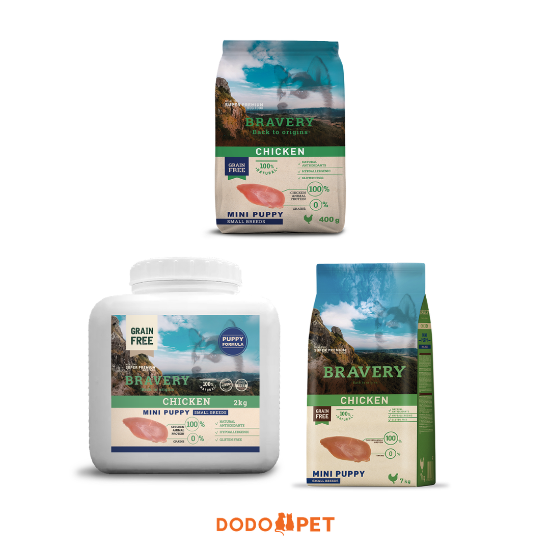 Bravery Chicken Mini Puppy Dog Food (Small Breeds)