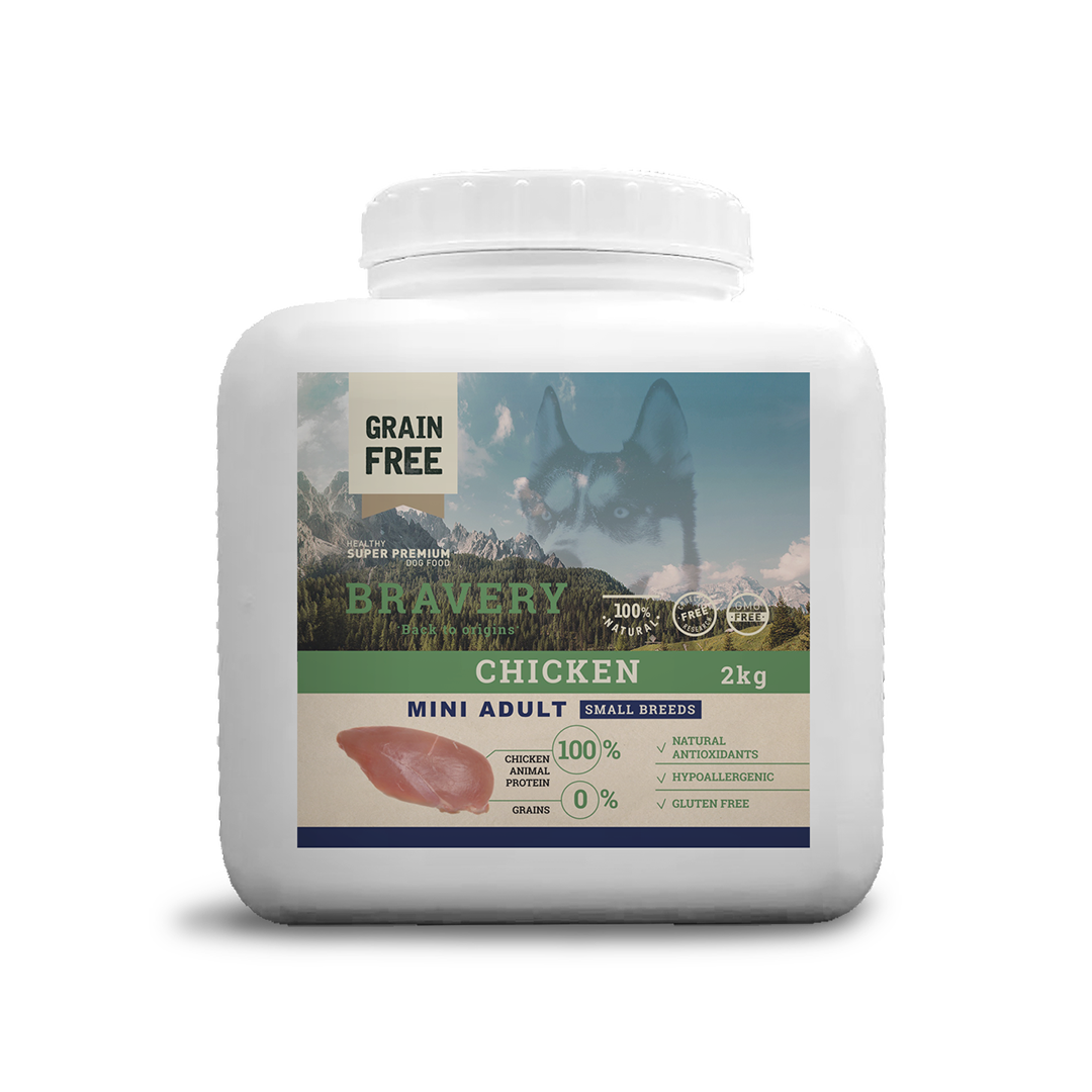 Bravery Chicken Mini Adult Dog Food (Small Breeds)_2