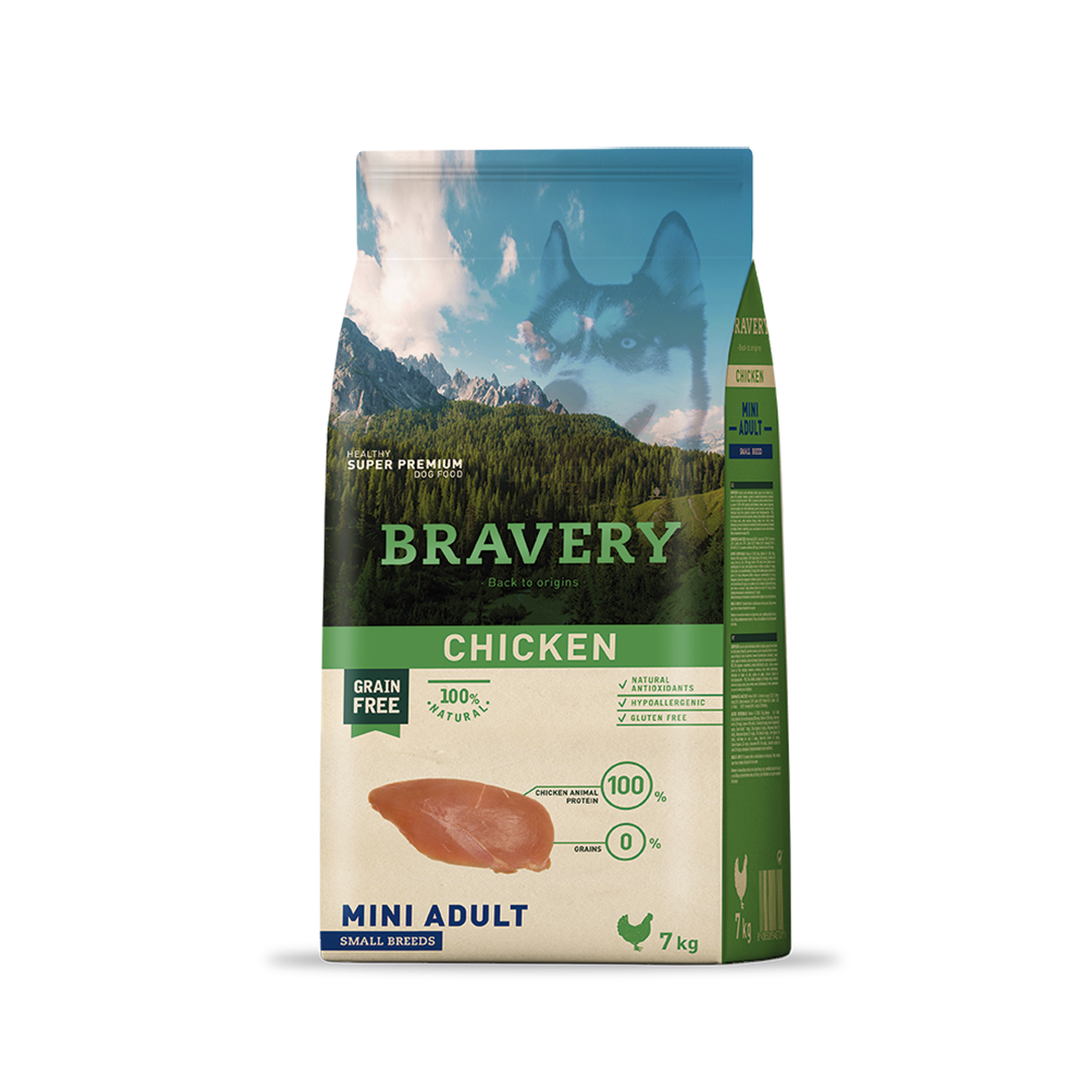 Bravery Chicken Mini Adult Dog Food (Small Breeds)_3