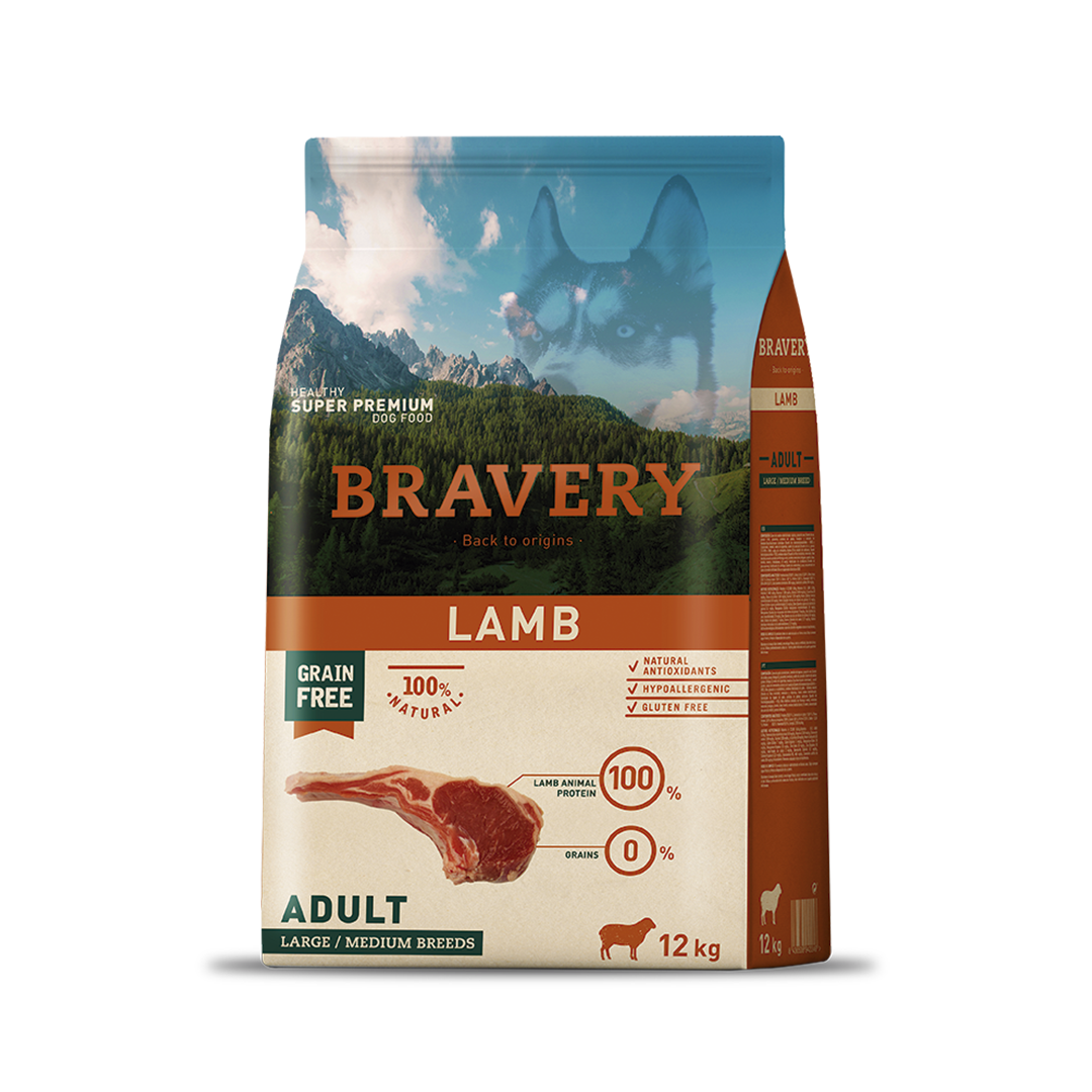 Bravery Lamb Adult Dog Food (Large/Medium Breeds)_3