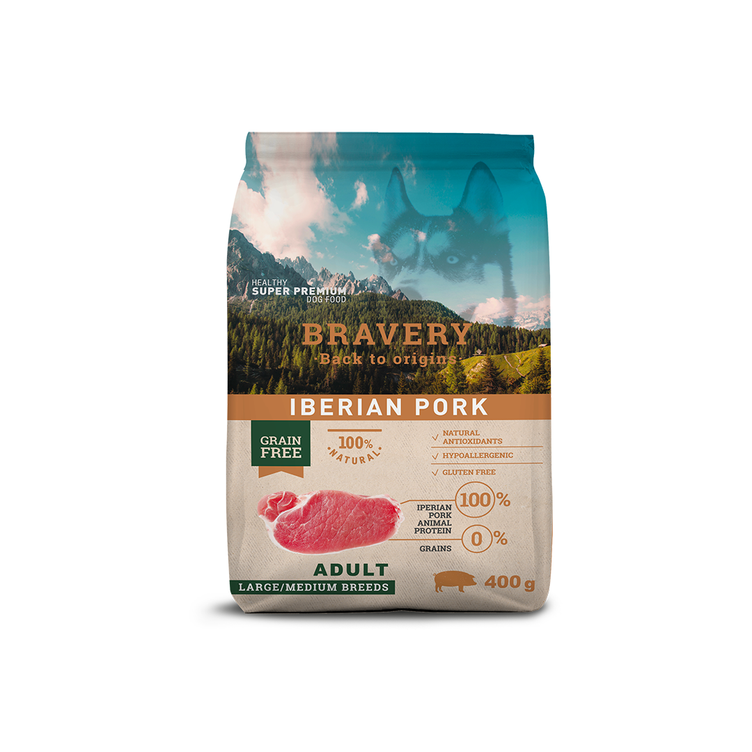 Bravery Iberian Pork Adult Dog Food (Large/Medium Breeds)_1