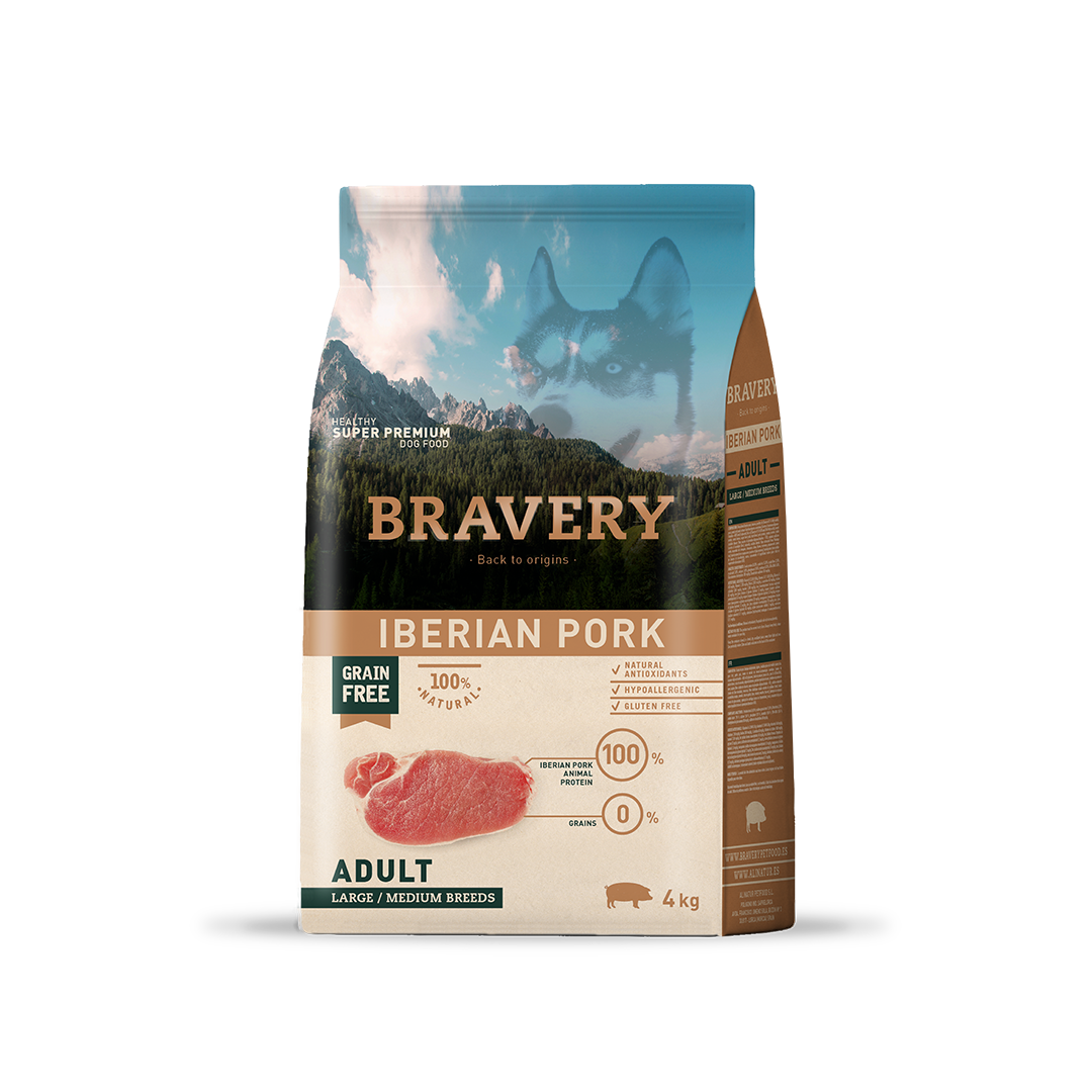 Bravery Iberian Pork Adult Dog Food (Large/Medium Breeds)_2