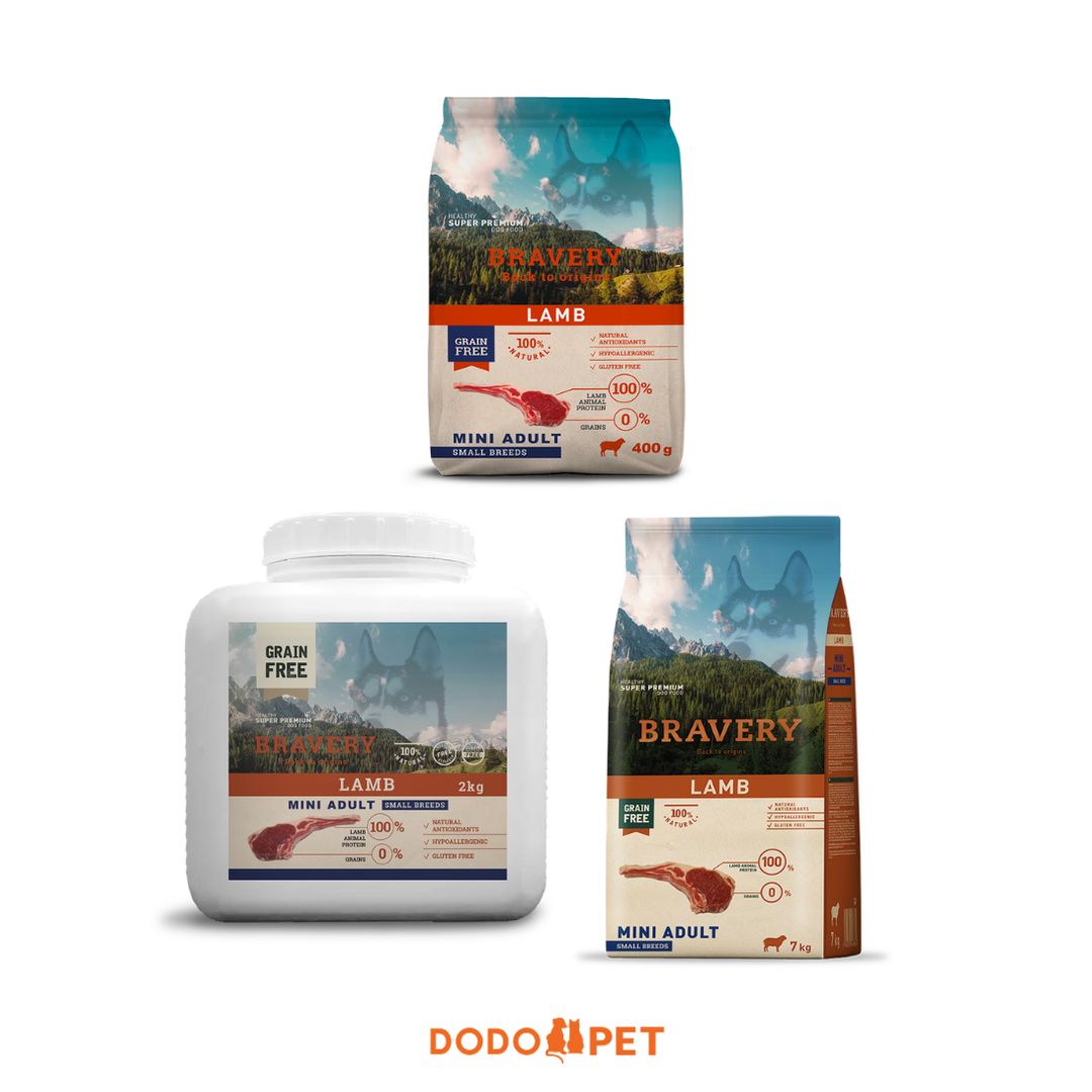 Bravery Lamb Mini Adult Dog Food (Small Breeds)