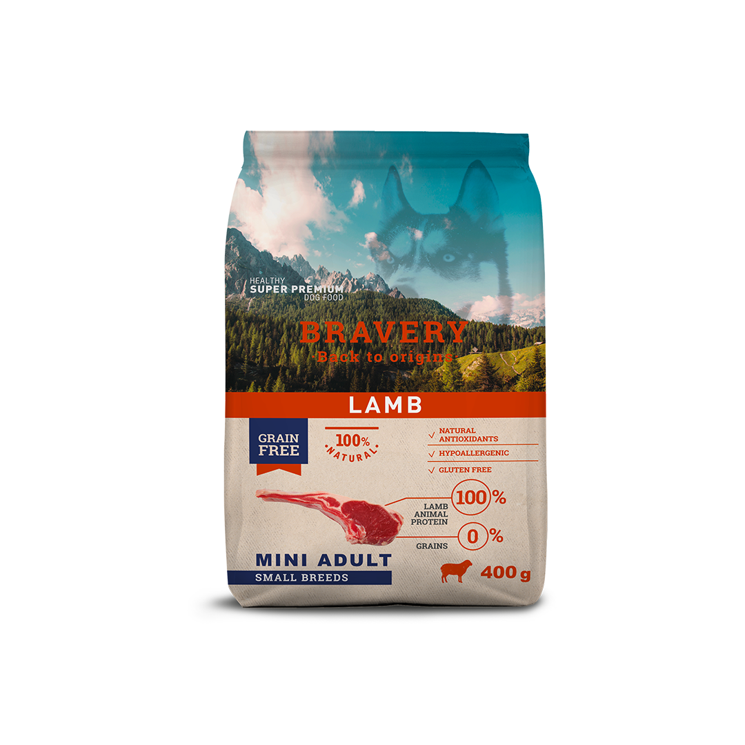 Bravery Lamb Mini Adult Dog Food (Small Breeds)_1