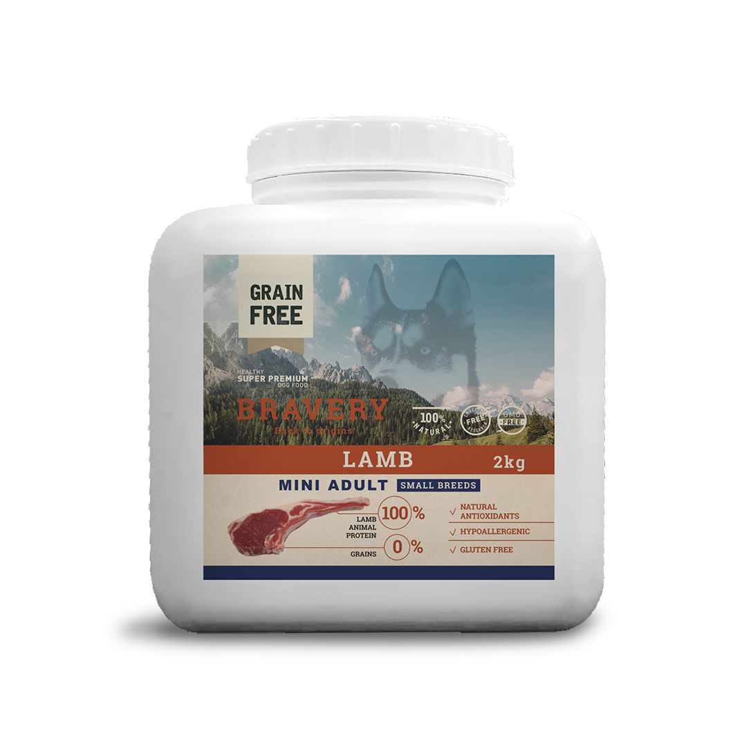 Bravery Lamb Mini Adult Dog Food (Small Breeds)_2