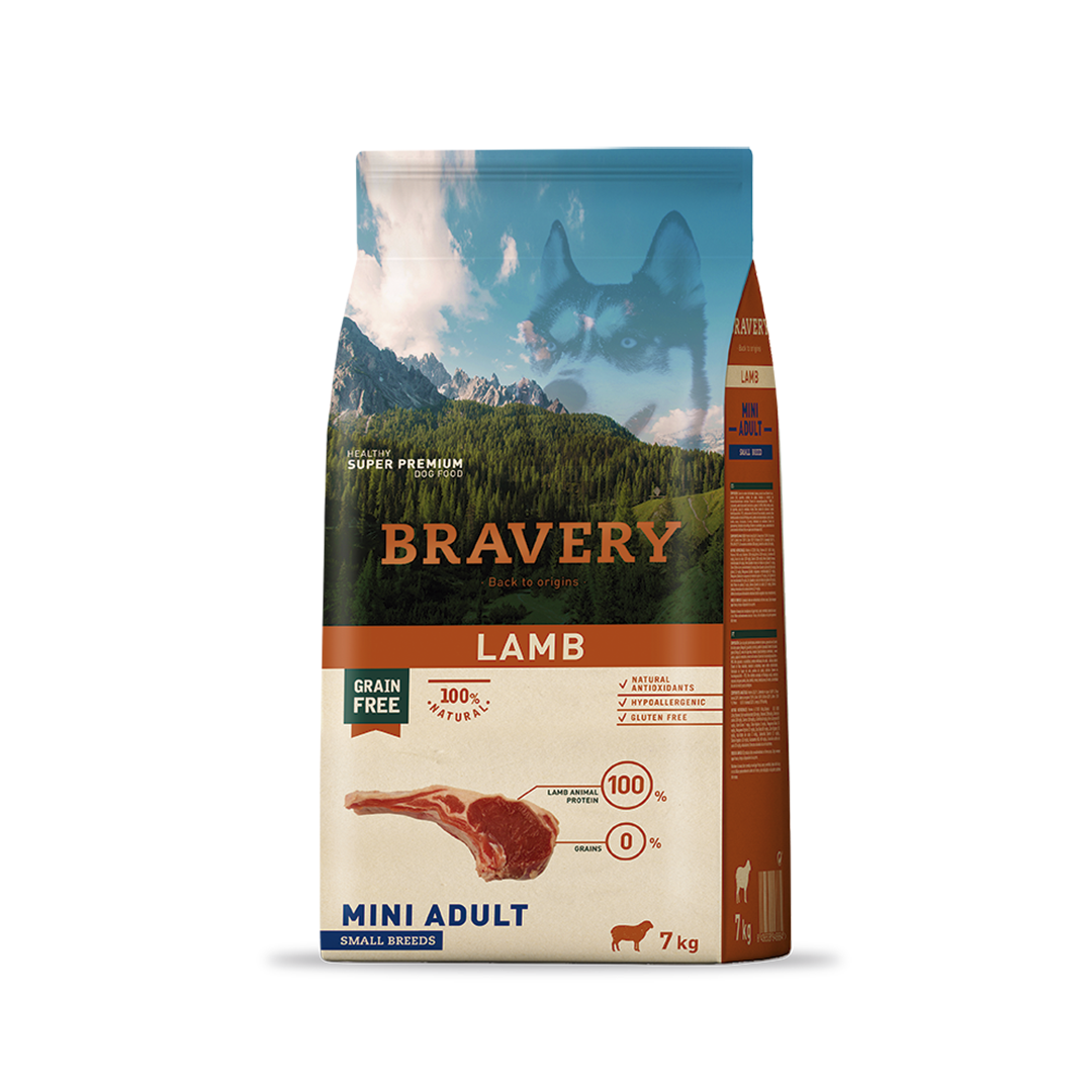 Bravery Lamb Mini Adult Dog Food (Small Breeds)_3
