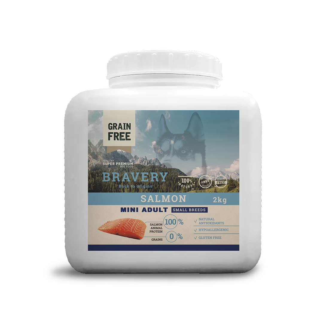 Bravery Salmon Mini Adult Dog Food (Small Breeds)_2
