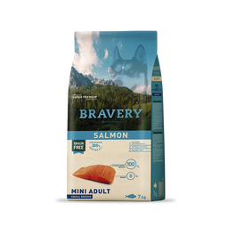 Bravery Salmon Mini Adult Dog Food (Small Breeds)
