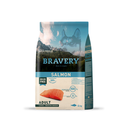 Bravery Salmon Adult Dog Food (Large/Medium Breeds)