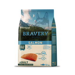 Bravery Salmon Adult Dog Food (Large/Medium Breeds)