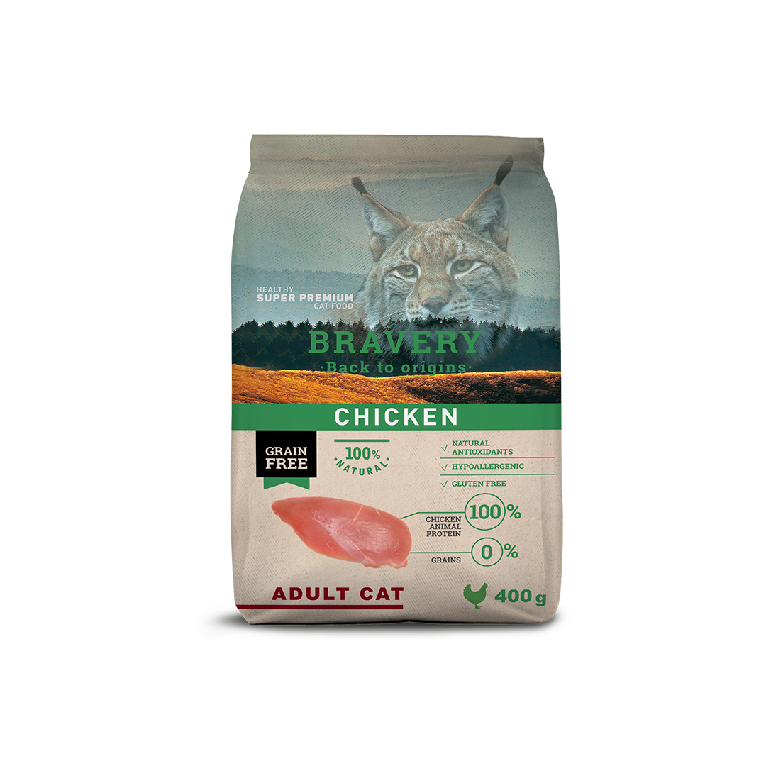Bravery Chicken Adult Cat Food_1