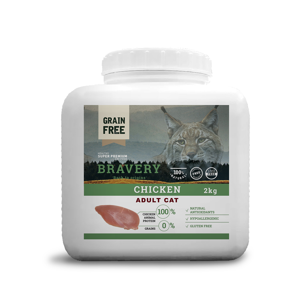 Bravery Chicken Adult Cat Food_2