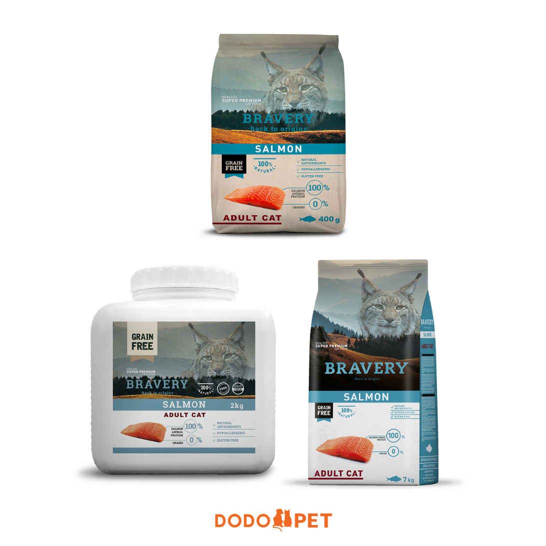 Bravery Salmon Adult Cat Food_0