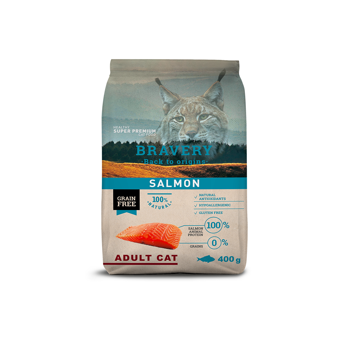 Bravery Salmon Adult Cat Food_1