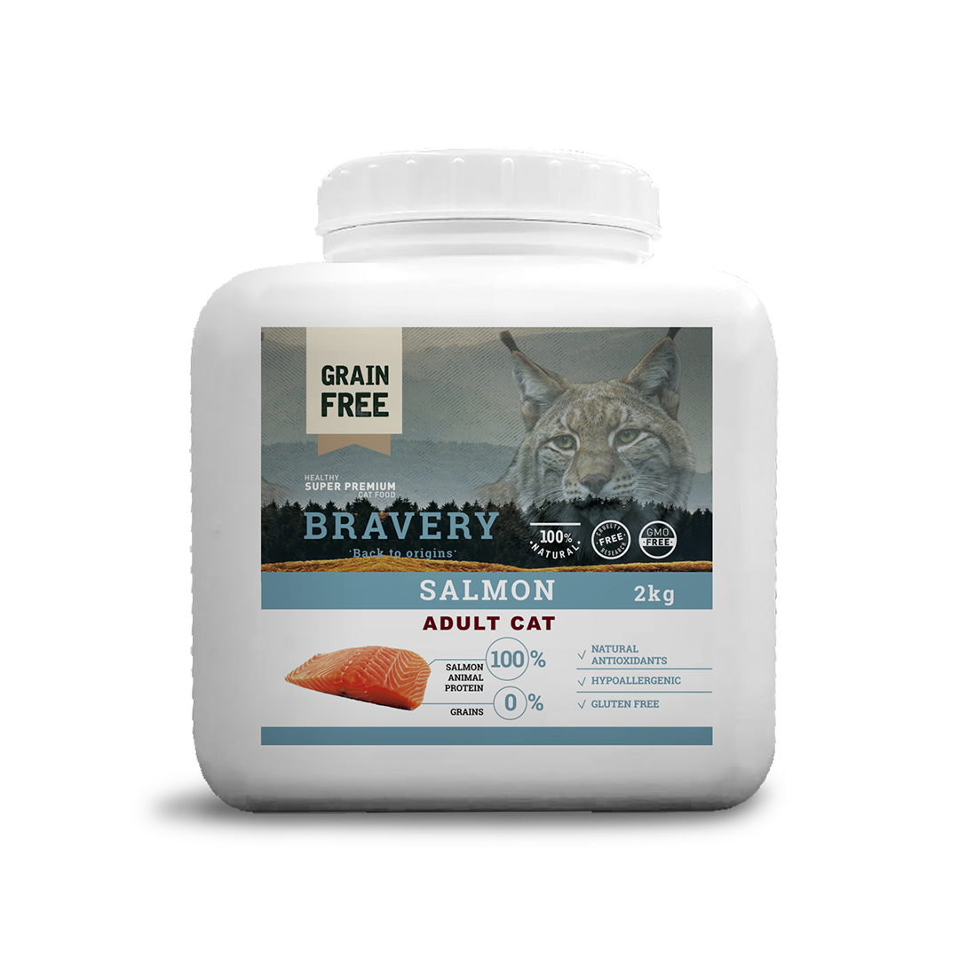 Bravery Salmon Adult Cat Food_2