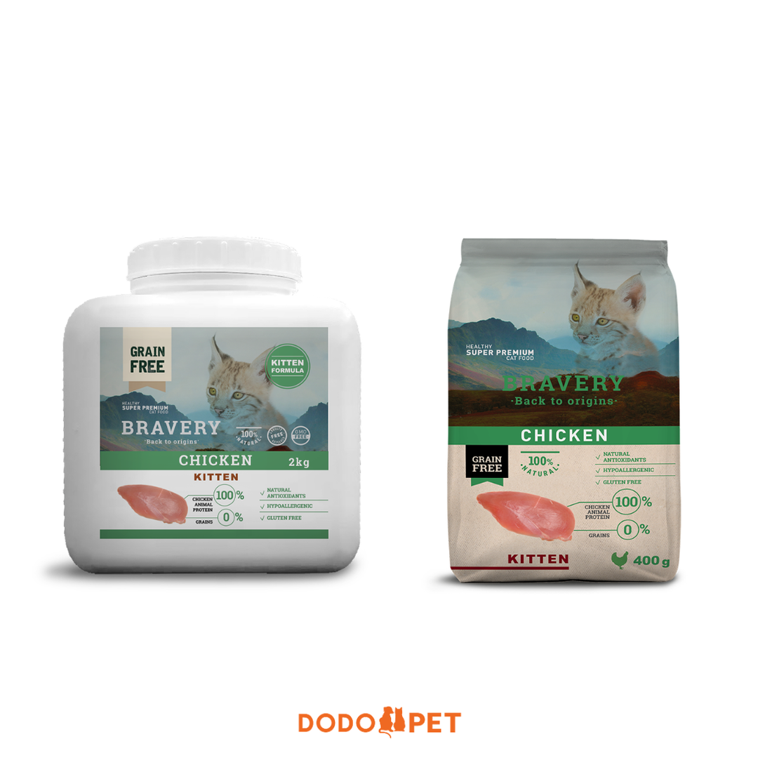 Bravery Chicken Kitten Cat Food