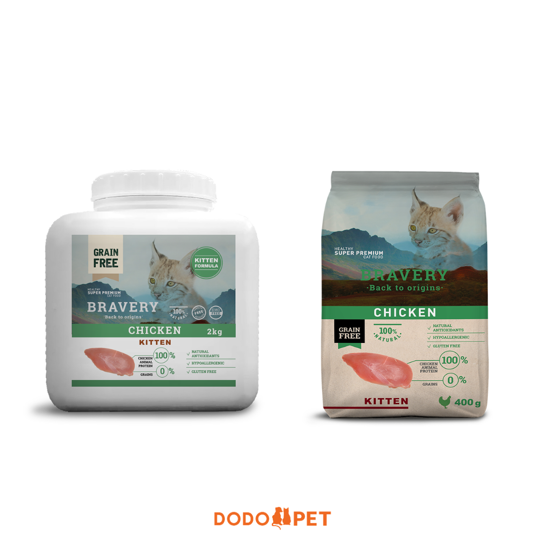 Bravery Chicken Kitten Cat Food_0