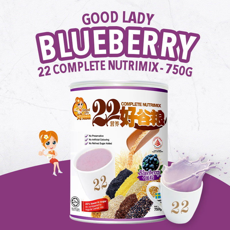 Good Lady 22 Complete Nutrimix Blueberry 750G